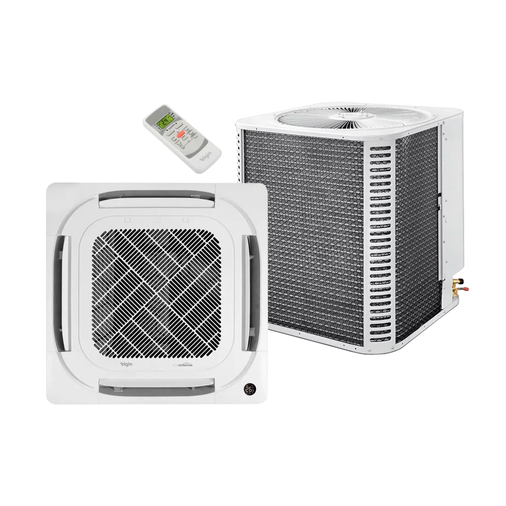 Ar Condicionado Cassete Elgin Inverter Eco 48000 Btus Frio 220v R-32